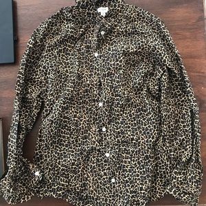J. Crew Women’s Button Down - Cheetah M